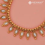 Antique Necklace Set with Earrings - 5421-25 