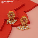 Antique Necklace Set with Earrings - 5428-30 