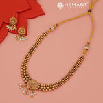 Antique Necklace Set with Earrings - 5428-30 