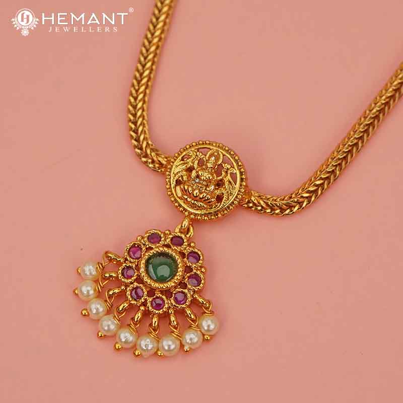 Antique Necklace Set with Earrings - 5431-32 