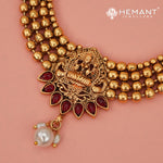 Antique Necklace Set with Earrings - 5442-45 