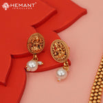 Antique Necklace Set with Earrings - 5446-48 