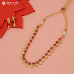 Antique Necklace Set with Earrings - 5449-50 