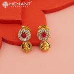 Antique Necklace Set with Earrings - 5453-54 