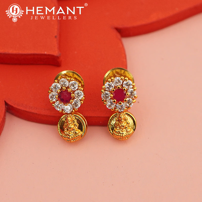 Antique Necklace Set with Earrings - 5453-54 