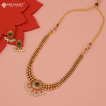 Antique Necklace Set with Earrings - 5455-57 