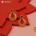 Antique Necklace Set with Earrings - 5461-64 