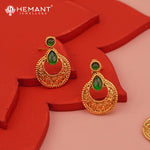 Antique Necklace Set with Earrings - 5461-64 