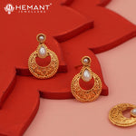 Antique Necklace Set with Earrings - 5461-64 