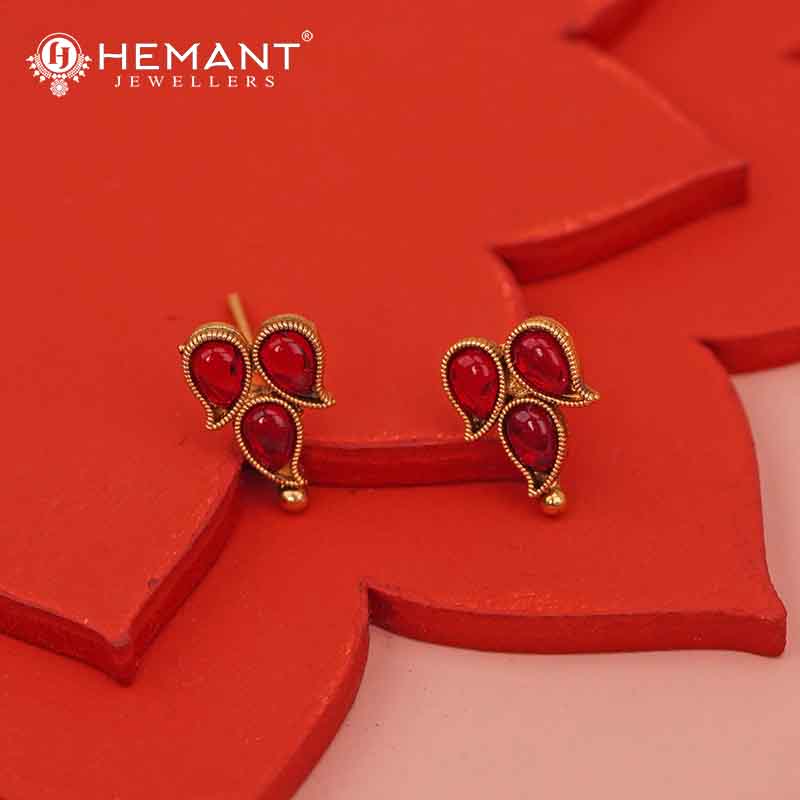 Antique Necklace Set with Earrings - 5468-74 