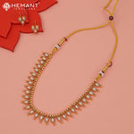 Antique Necklace Set with Earrings - 5468-74 