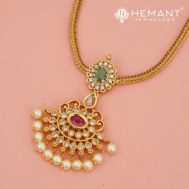 Antique Necklace Set with Earrings - 4029