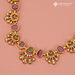 Antique Necklace Set with Earrings - 4081