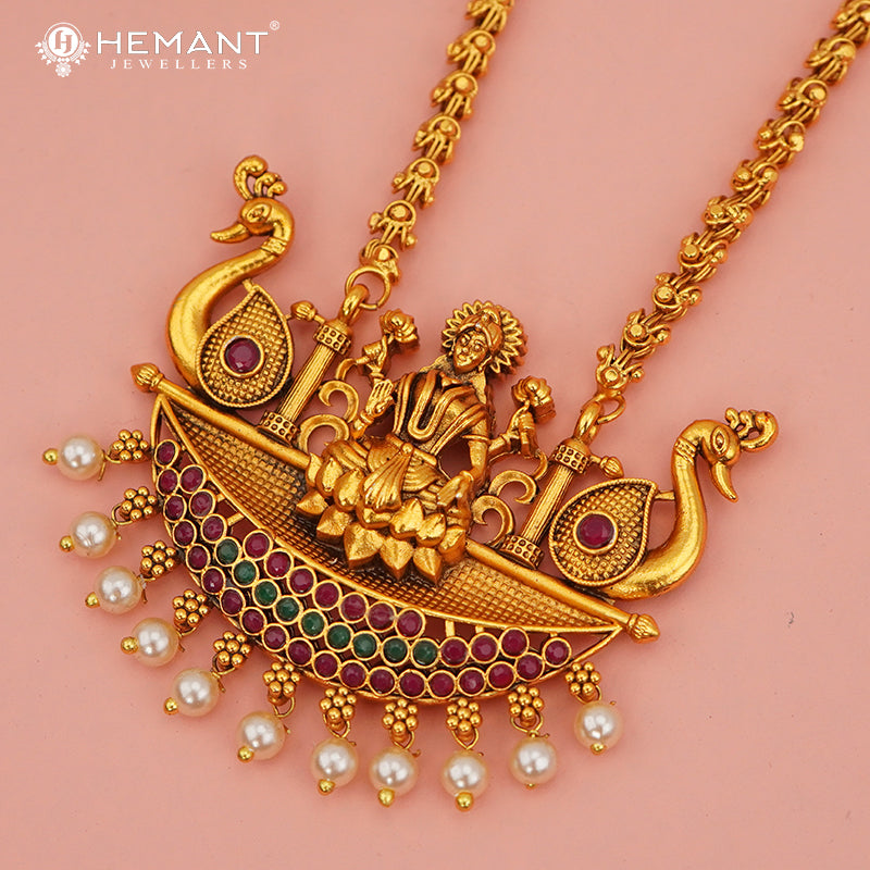 Antique Necklace Set with Earrings - 5403