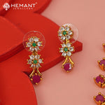 Antique Necklace Set with Earrings - 4543