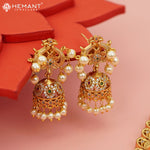 Antique Necklace Set with Earrings - 5427