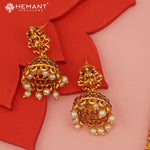 Antique Necklace Set with Earrings - 5403