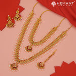Bridal Combo Necklace Set with Earrings and Earrings - 5232