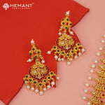 Bridal Combo Necklace Set with Earrings and Earrings - 5232