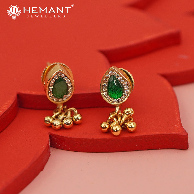 Invisible Necklace with teardrop-shaped pendant - 3996-4341 