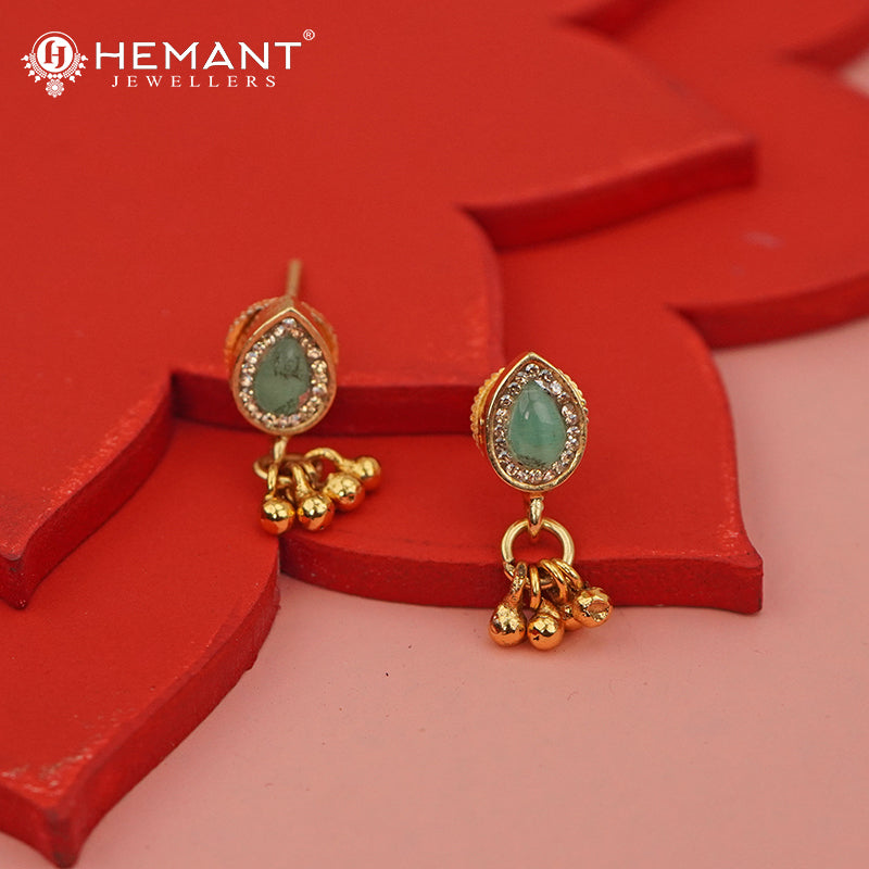 Invisible Necklace with teardrop-shaped pendant - 3996-4341 