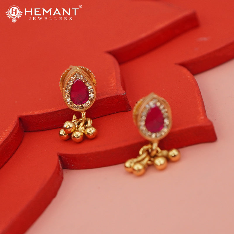 Invisible Necklace with teardrop-shaped pendant - 3996-4341 