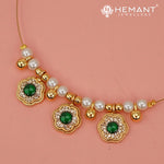 Invisible Necklace with teardrop-shaped pendant - 4342-5401 