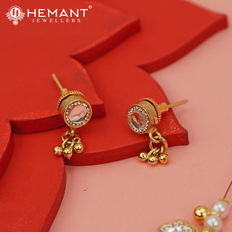 Invisible Necklace with teardrop-shaped pendant - 4342-5401 