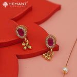 Invisible Necklace with teardrop-shaped pendant - 5406-11 