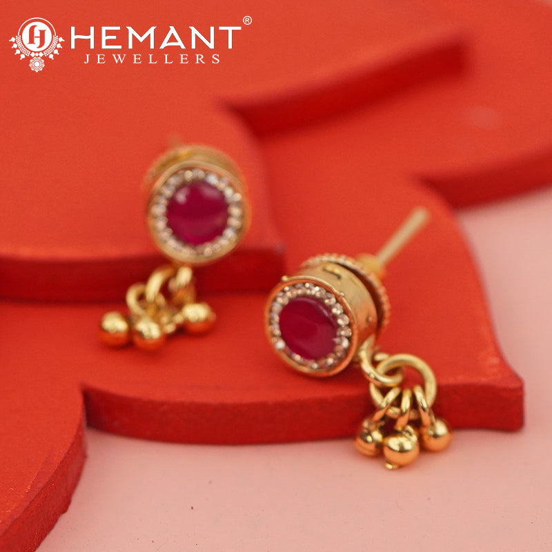 Invisible Necklace with teardrop-shaped pendant - 5405