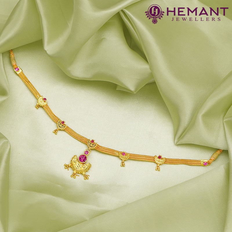 Traditional Maharashtrian Kolhapuri Choker Chand