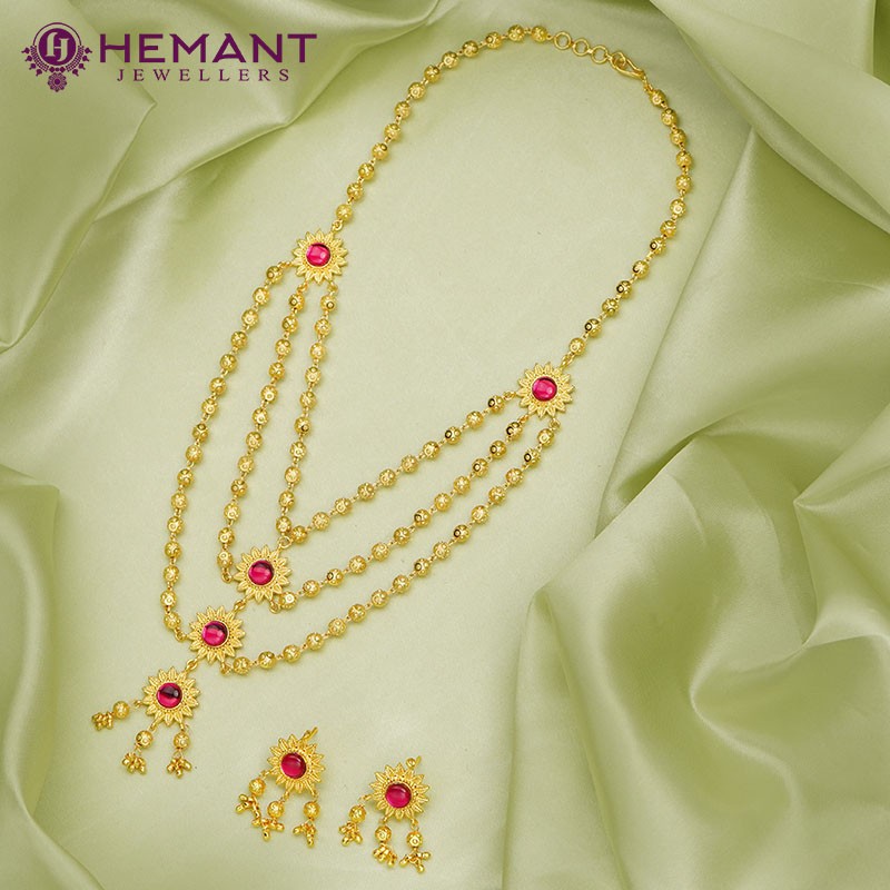 Traditional Maharashtrian Kolhapuri Dot Har Flower With Tops