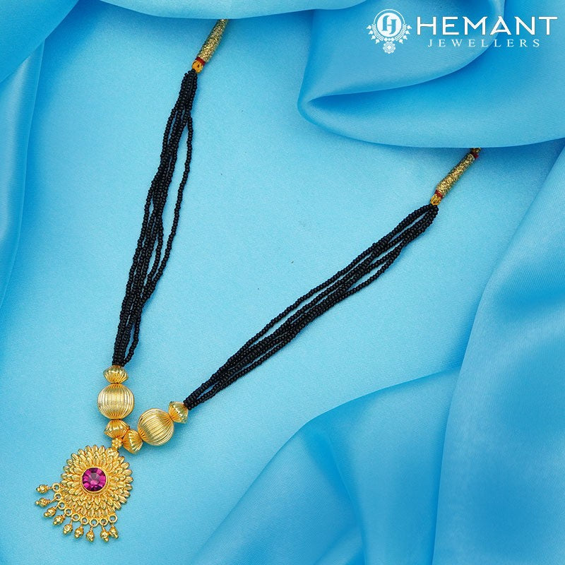 Traditional Maharashtrian Kolhapuri Mangalsutra 3 Jav Surya