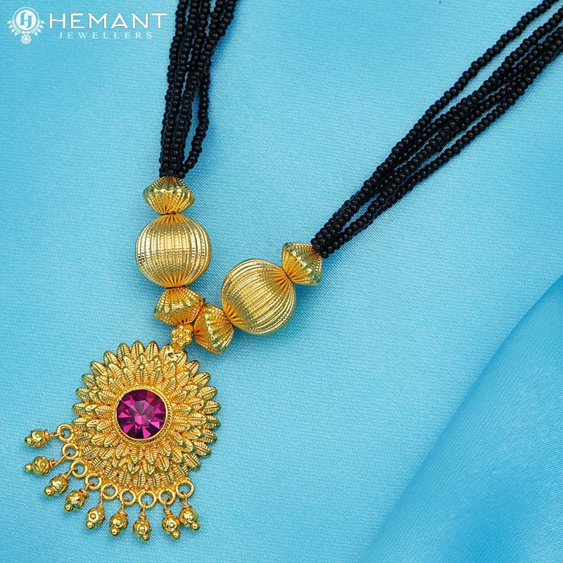 Traditional Maharashtrian Kolhapuri Mangalsutra 3 Jav Surya