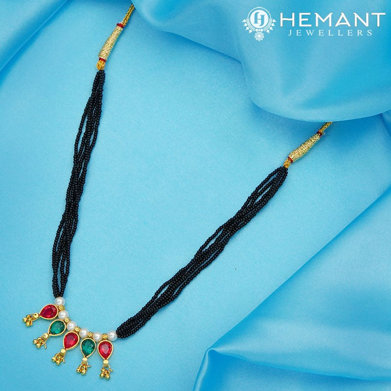 Traditional Maharashtrian Kolhapuri Mangalsutra 5 Panadi 6-8 RG