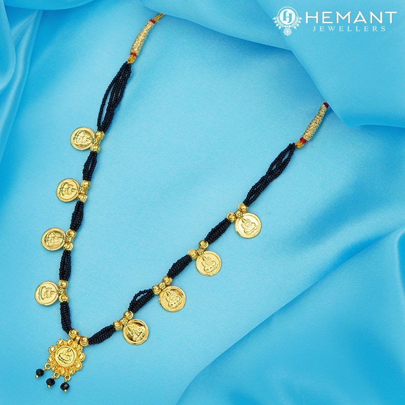 Traditional Maharashtrian Kolhapuri Mangalsutra 9 Putali Laxmi