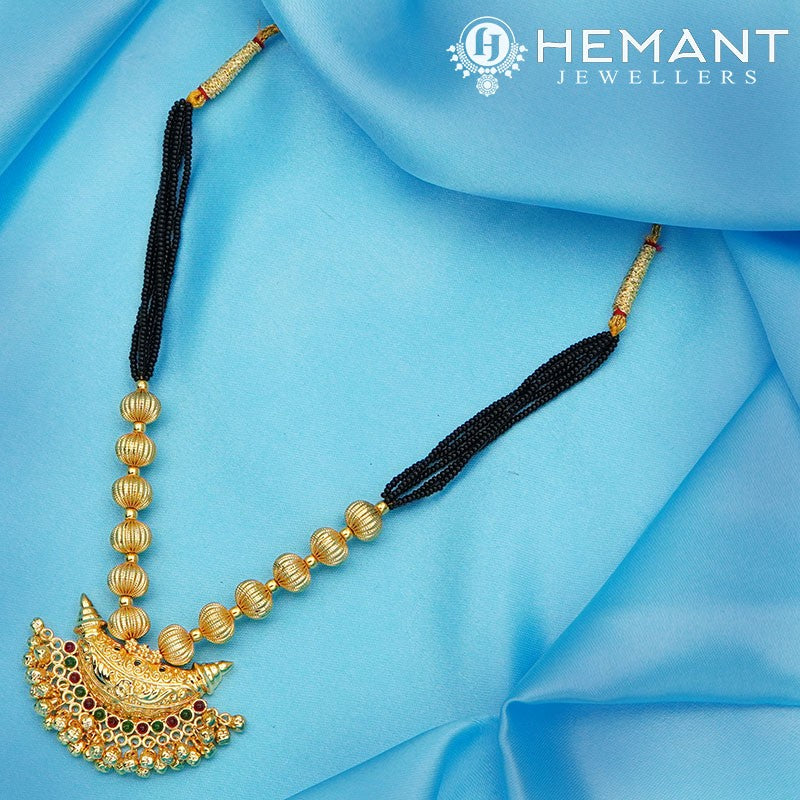 Traditional Maharashtrian Kolhapuri Mangalsutra J4 Boat