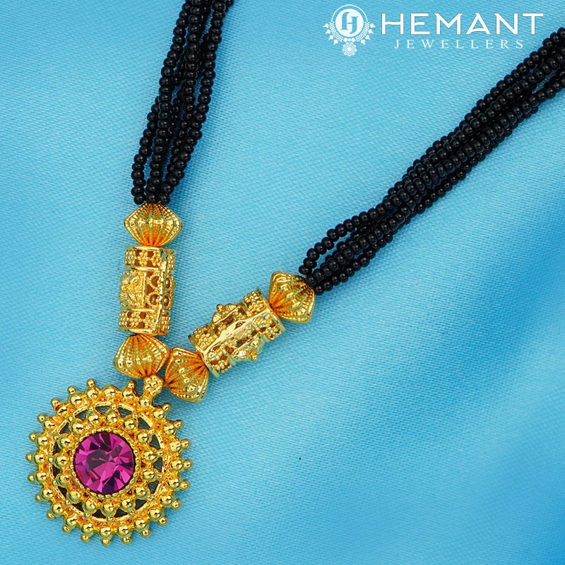 Traditional Maharashtrian Kolhapuri Mangalsutra Jali Pipe Saj Rava II Nice