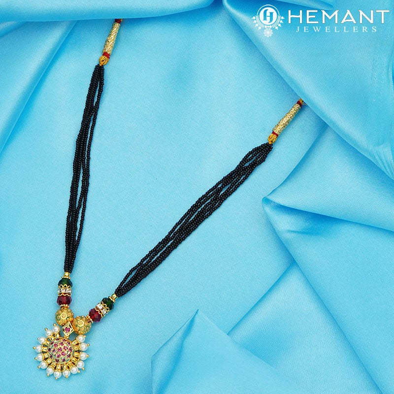 Traditional Maharashtrian Kolhapuri Mangalsutra Jayshree RC Moti Full