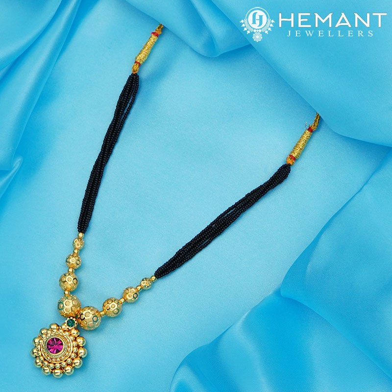 Traditional Maharashtrian Kolhapuri Mangalsutra Utar Dot Saj 0-2-5