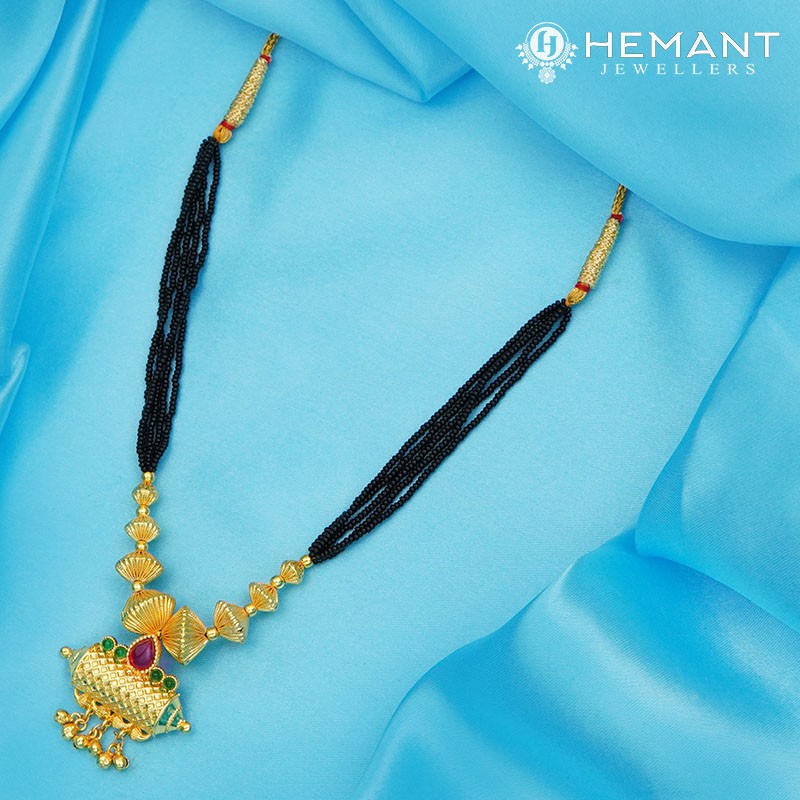 Traditional Maharashtrian Kolhapuri Mangalsutra Utar G Taviz