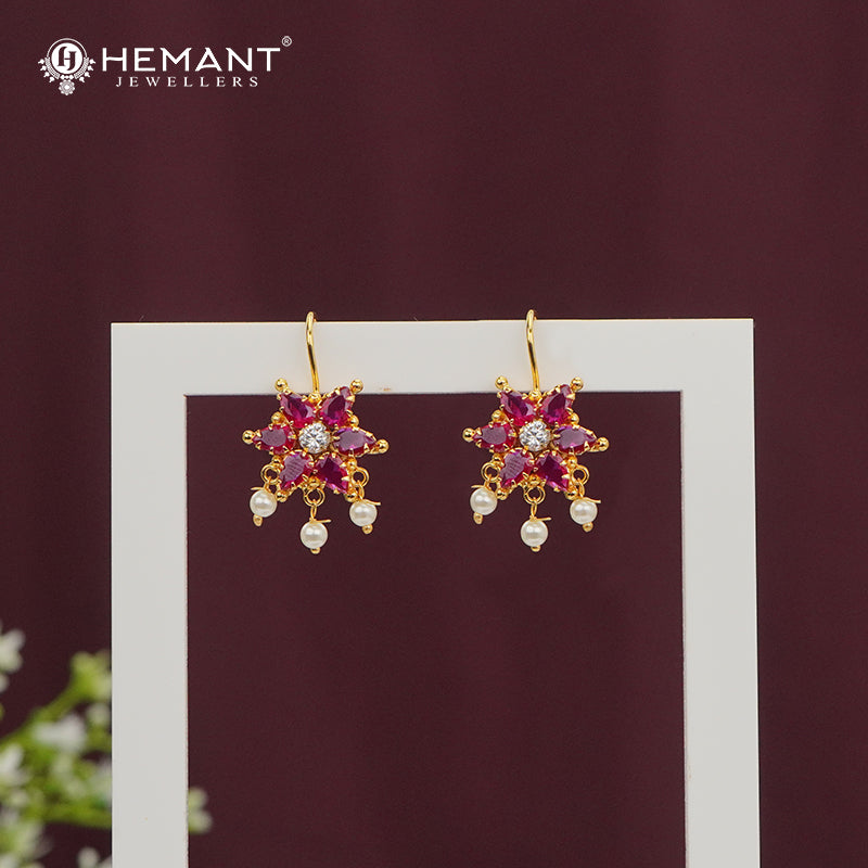 Traditional Maharashtrian Kolhapuri Micro Gold Plated Bugadi F - 4980