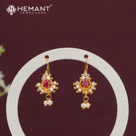 Traditional Maharashtrian Kolhapuri Micro Gold Plated Bugadi I - 5022