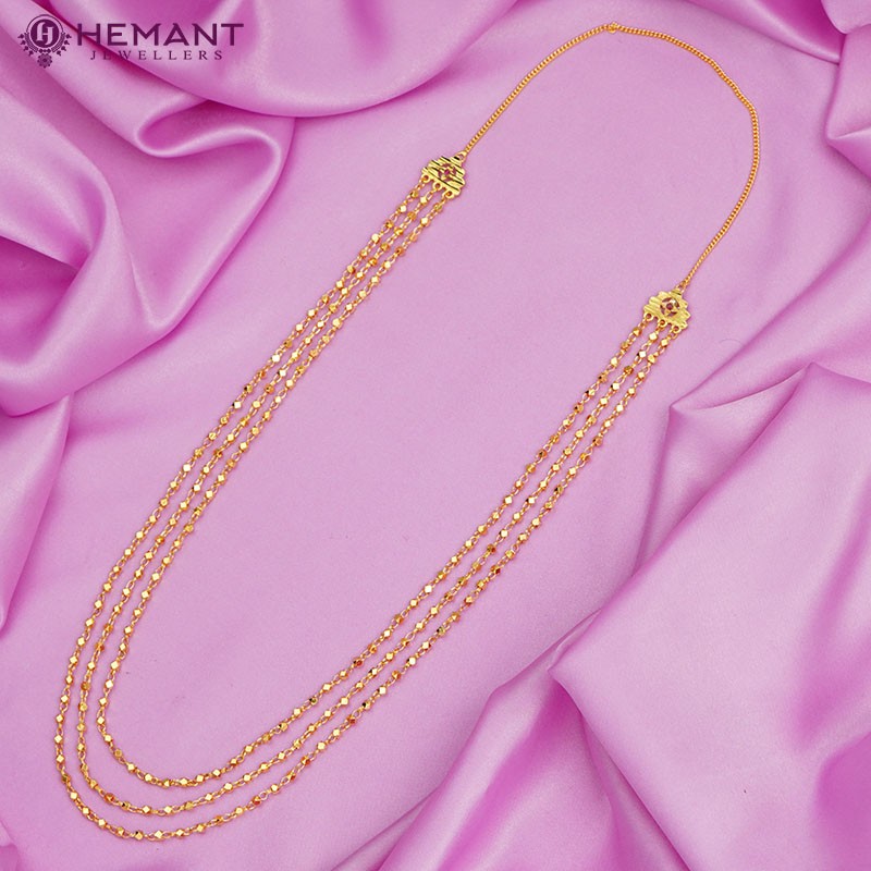 Traditional Maharashtrian Kolhapuri Micro Gold Plated Kanthi Mala III