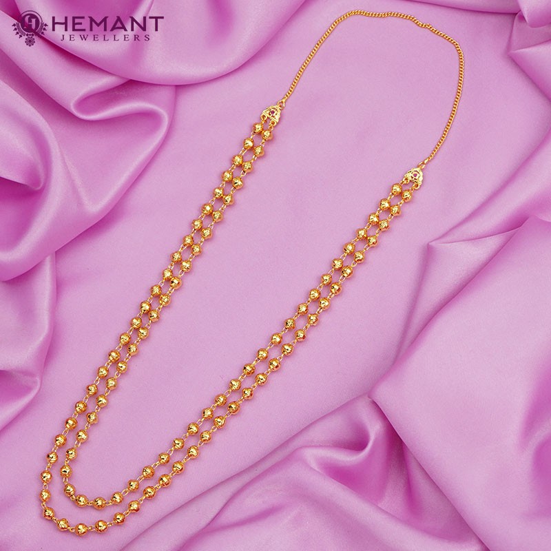 Traditional Maharashtrian Kolhapuri Micro Gold Plated Mohan Mala II