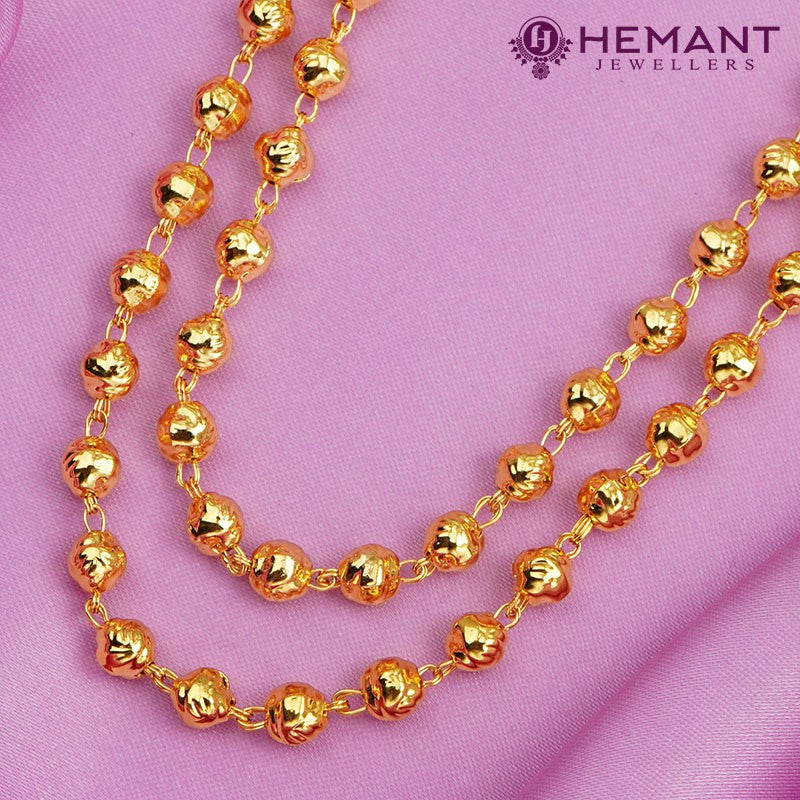 Traditional Maharashtrian Kolhapuri Micro Gold Plated Mohan Mala II