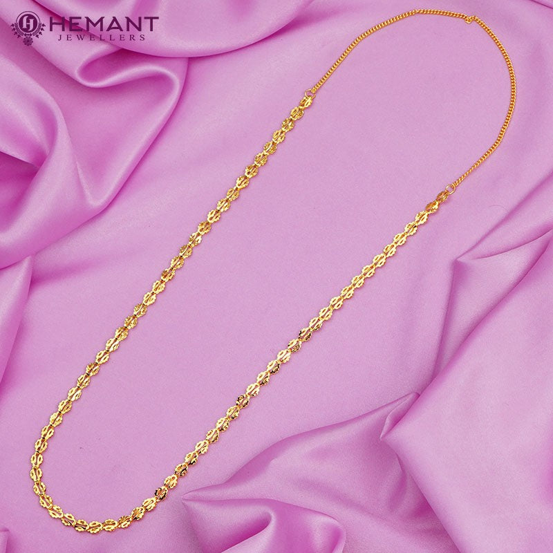 Traditional Maharashtrian Kolhapuri Micro Gold Plated Pohe Har I