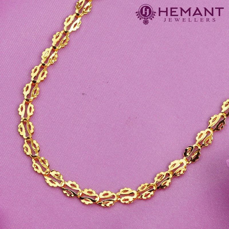 Traditional Maharashtrian Kolhapuri Micro Gold Plated Pohe Har I