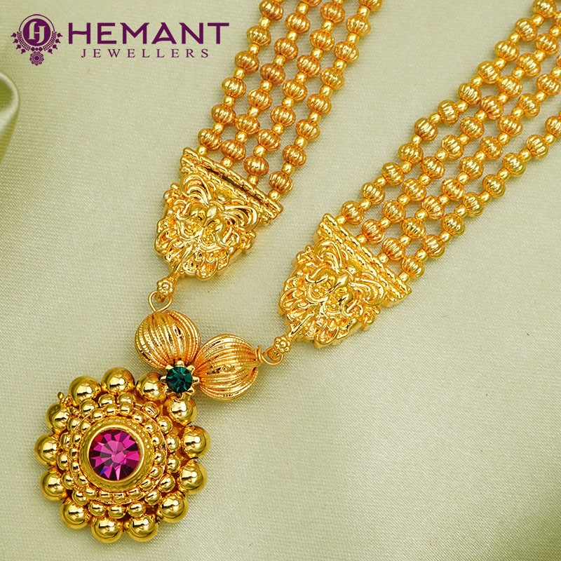 Maharashtrian Rani Haar Waman Hari Pethe Jewellers Rani Haar