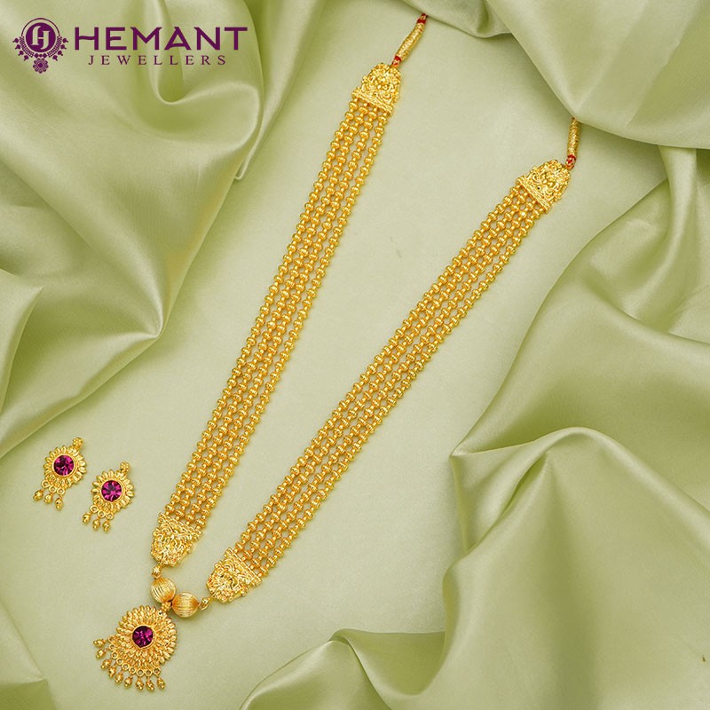 Traditional Maharashtrian Kolhapuri Rani Har Surya – Hemant Jewellers